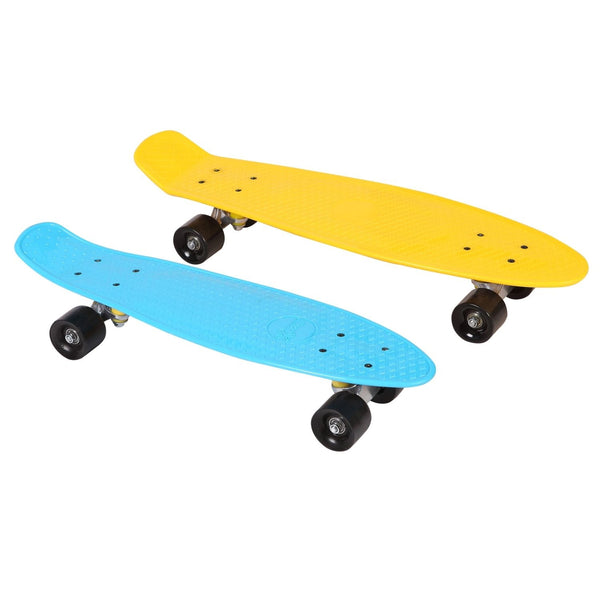 22"/24"/27"Retro Mini Skateboard Cruiser Style Complete Deck Plastic Skate Board