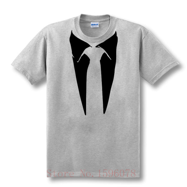 New Novelty Men T Shirts Tuxedo Tees Retro Tie Funny Camisetas Men O Neck Top Tshirt Casual Fitness Mens Clothing