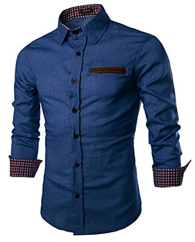 Coofandy Men's Casual Dress Shirt Button Down Shirts